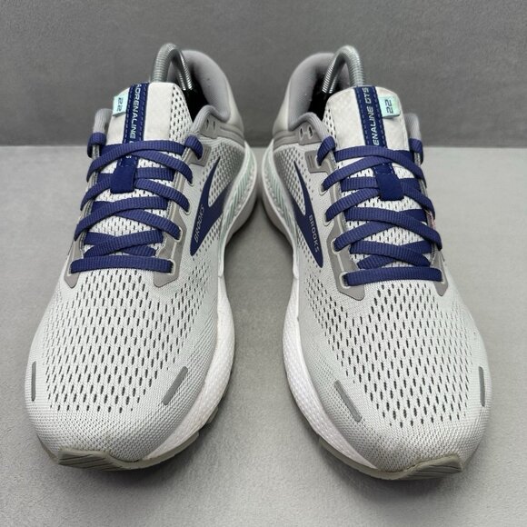 Womens Size 10 (D) Brooks Adrenaline GTS 22 Shoes Gray Running Sneakers WIDE - Picture 2 of 9